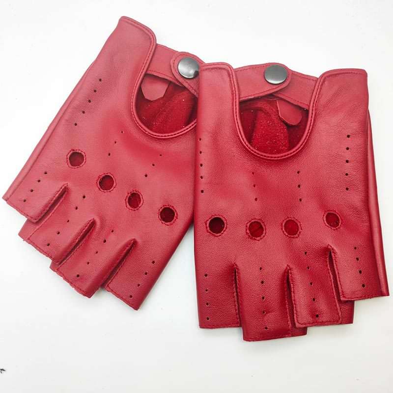 Winter Sheepskin Half Finger Gloves - globaltradeleader