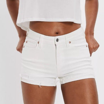 Women's Stretch Denim Shorts - globaltradeleader