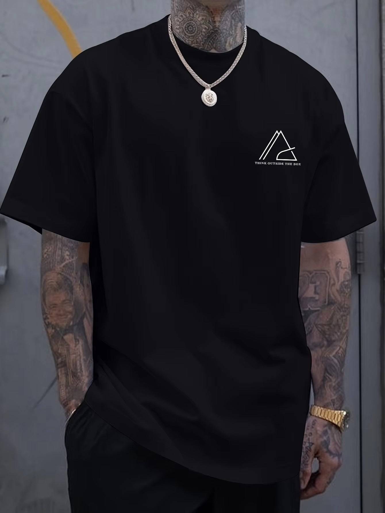 Creative Geometric Youth Printed Short Sleeve - globaltradeleader