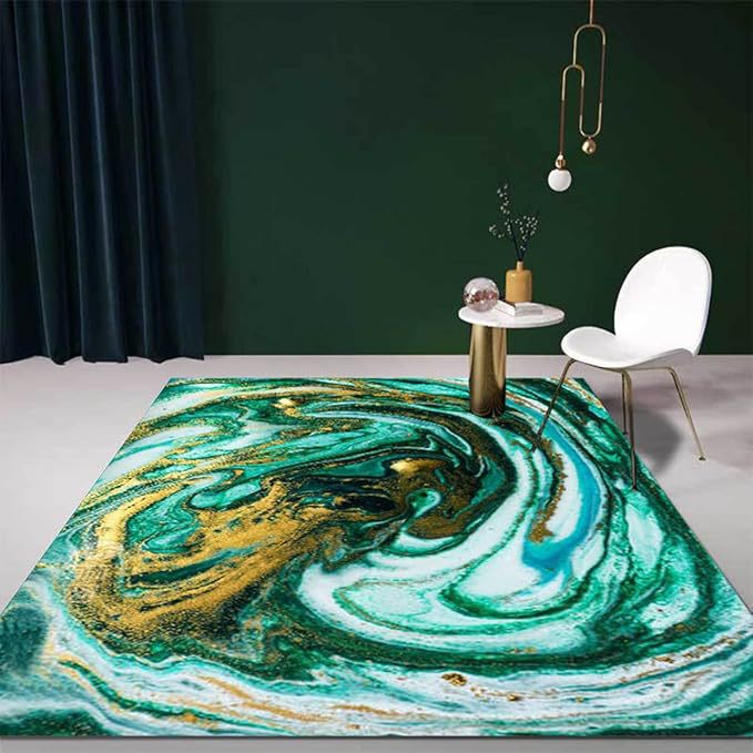 Simple Marble Light Luxury Crystal Velvet Carpet - globaltradeleader