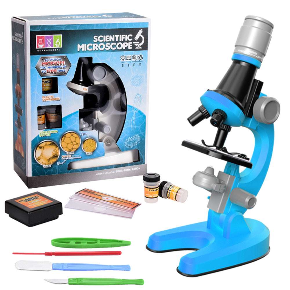 Children's Microscope Scientific Biological Specimen Educational Toys - globaltradeleader