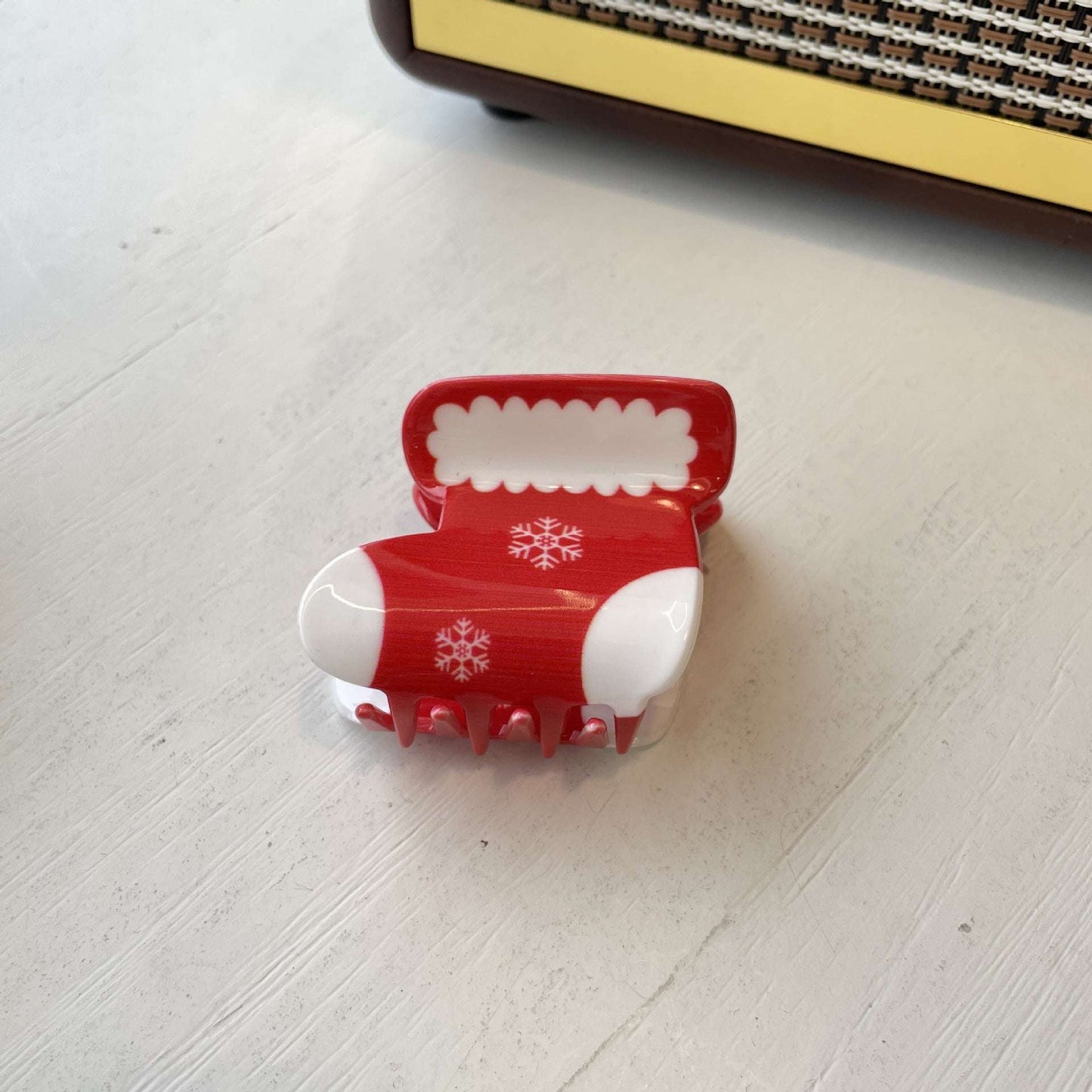 Christmas Grip Snowman Barrettes Personality Back Head