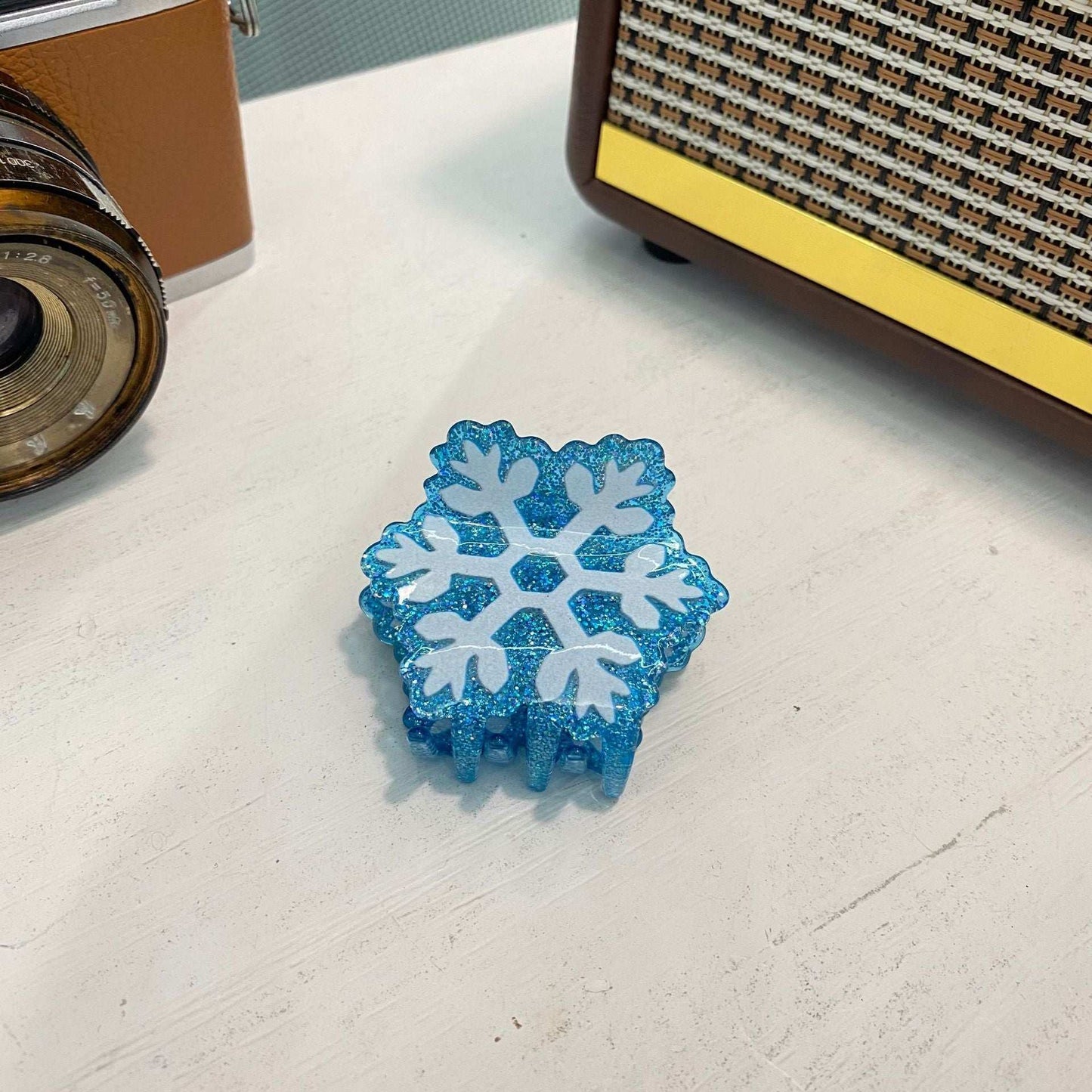 Christmas Grip Snowman Barrettes Personality Back Head