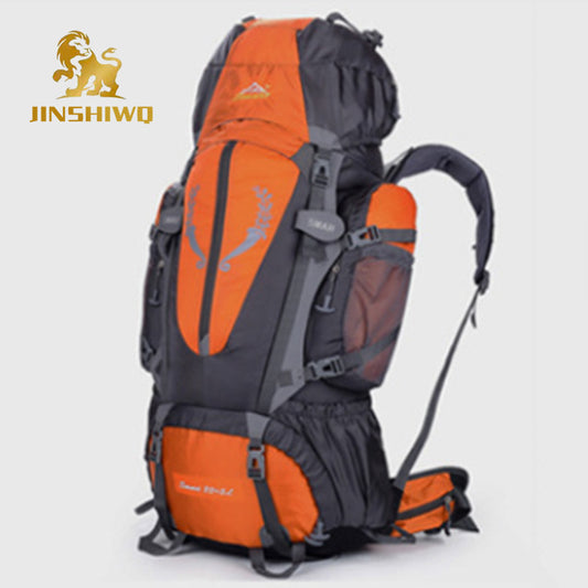 80-liter Outdoor Professional Mountaineering Bag Personality Hit Color Waterproof Large-capacity 80L Camping Tent Backpack