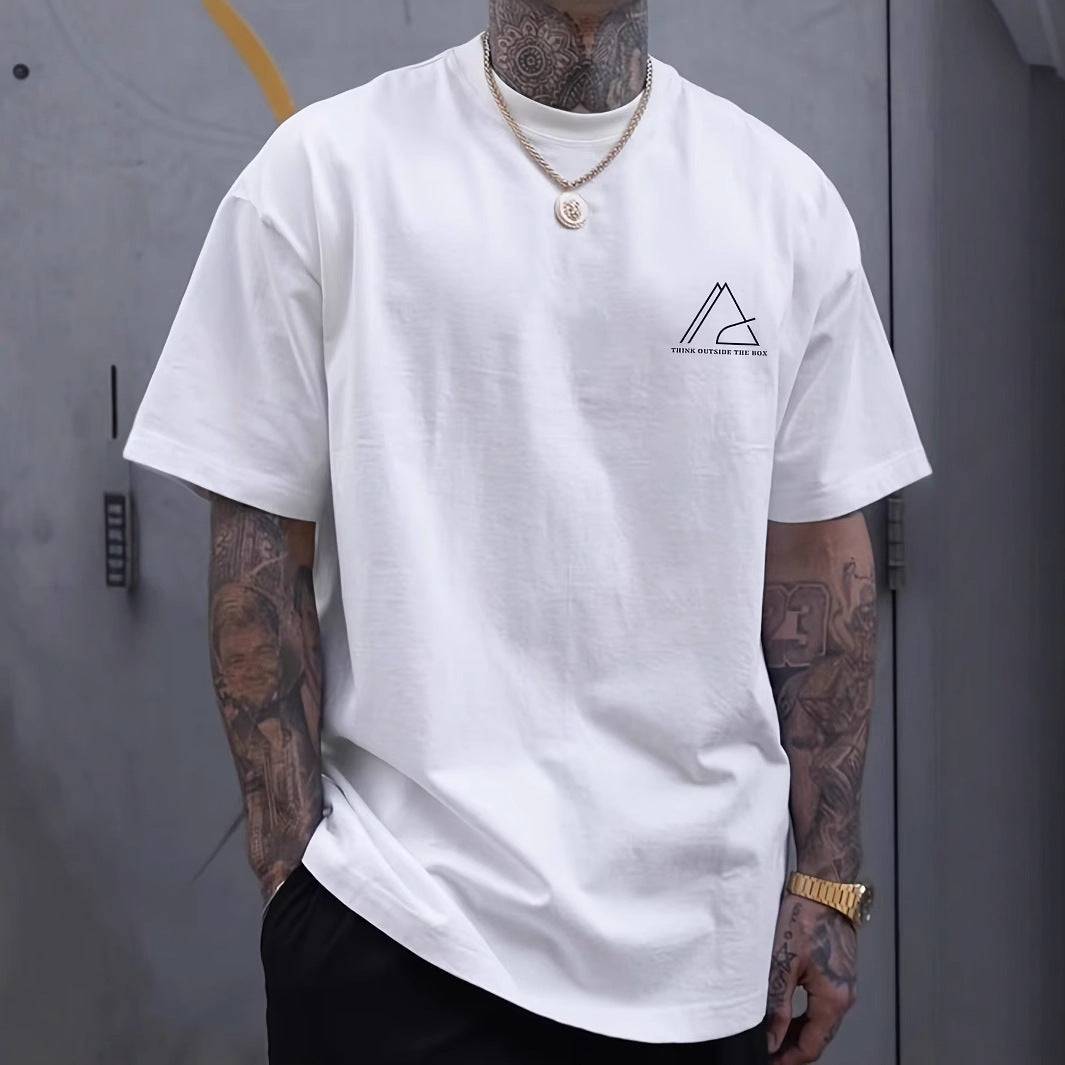 Creative Geometric Youth Printed Short Sleeve - globaltradeleader