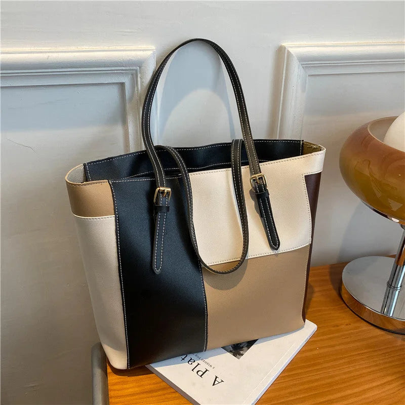 On The New Commuter Large-capacity Tote Bag Female Underarm Bag 2022 New Trendy Autumn Hand-held Shoulder Bag Texture Large Bag - globaltradeleader