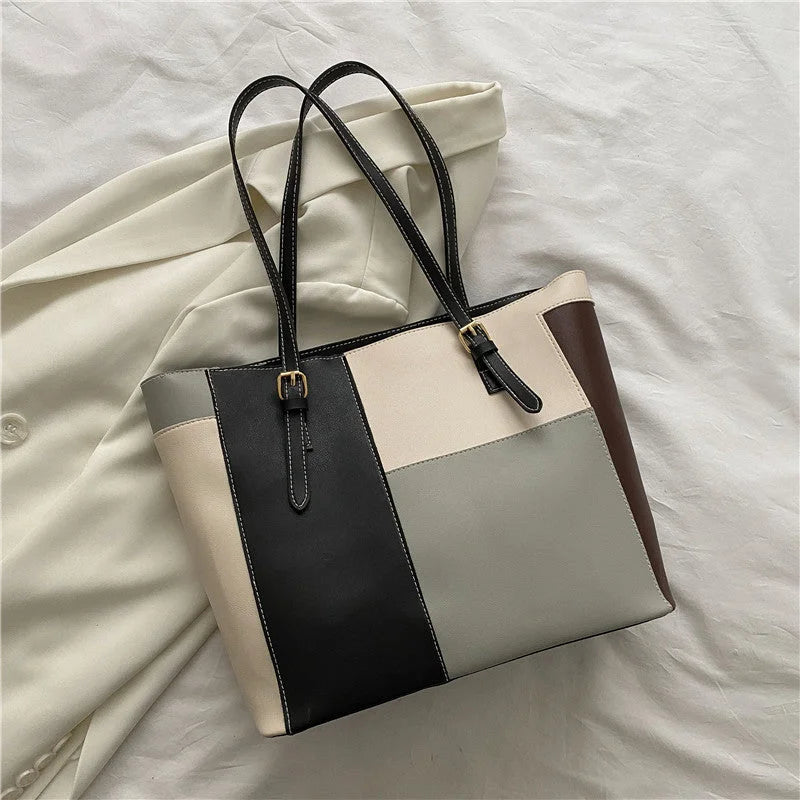 On The New Commuter Large-capacity Tote Bag Female Underarm Bag 2022 New Trendy Autumn Hand-held Shoulder Bag Texture Large Bag - globaltradeleader