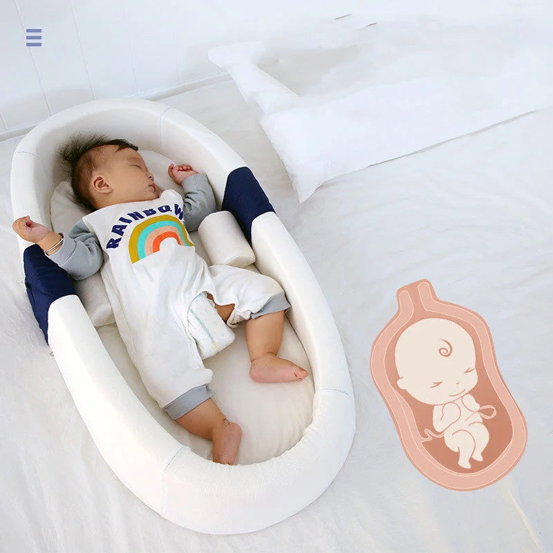 Portable Crib Nest Folding Movable Newborn Cushion Bed Anti-pressure Protection - globaltradeleader