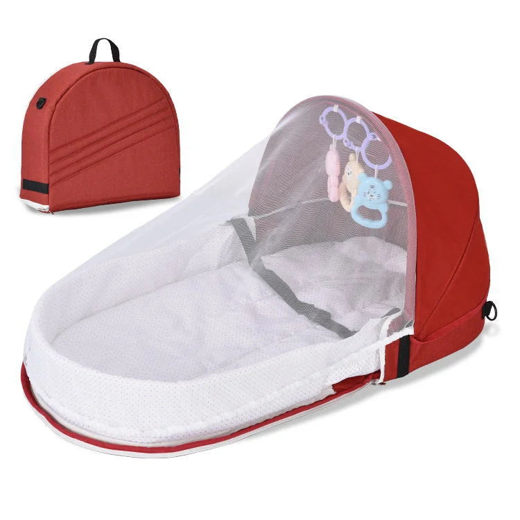 Portable Crib Nest Folding Movable Newborn Cushion Bed Anti-pressure Protection - globaltradeleader