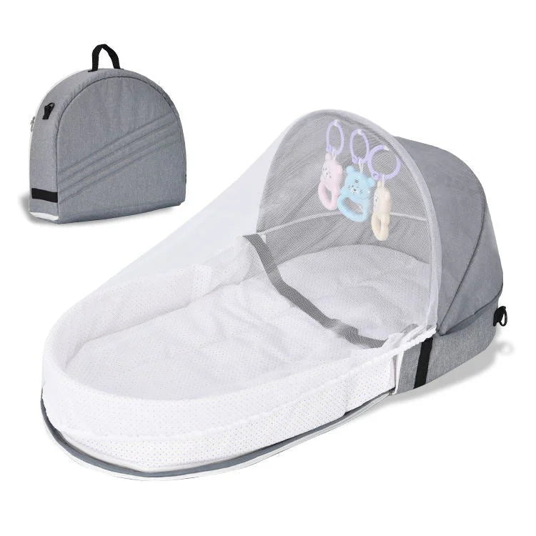 Portable Crib Nest Folding Movable Newborn Cushion Bed Anti-pressure Protection - globaltradeleader