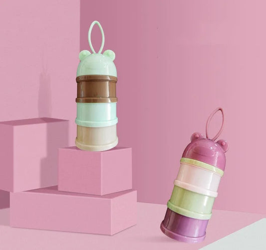 Portable Multi Layer Cartoon Milk Powder Grid - globaltradeleader