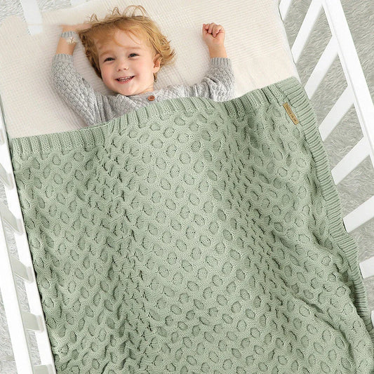 Pure Color Knitted Blanket For Windproof - globaltradeleader