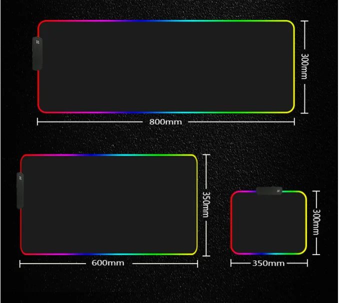 RGB Mouse Pad Luminous Mouse Pad Led Mouse Pad - globaltradeleader