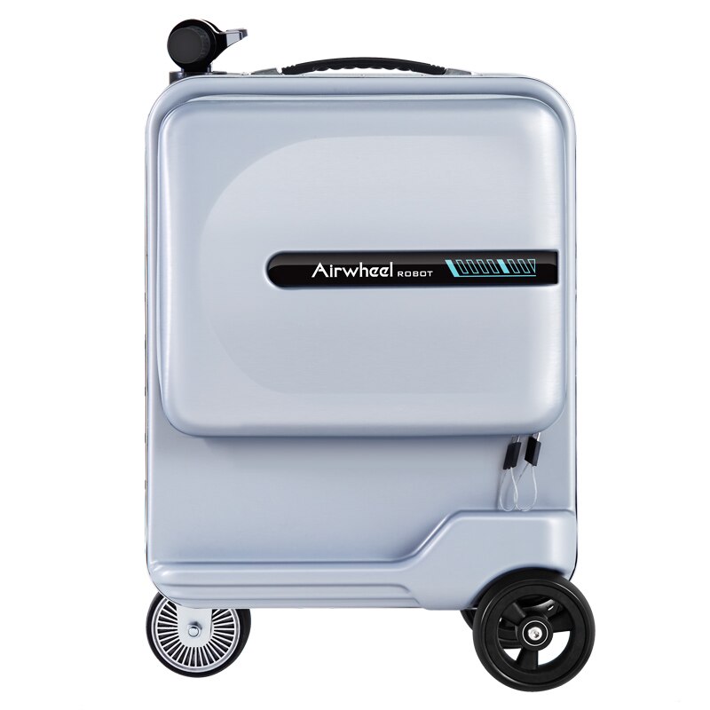 Riding on Luggage suitcase airwheel scooter electric bike motorcycles Cycling electric scooter