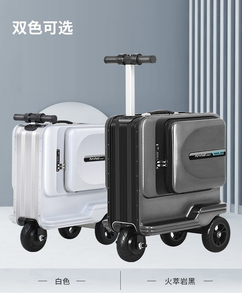 LBX Electric Luggage Smart Suitcase Double Riding 24-Inch Walking Gadget