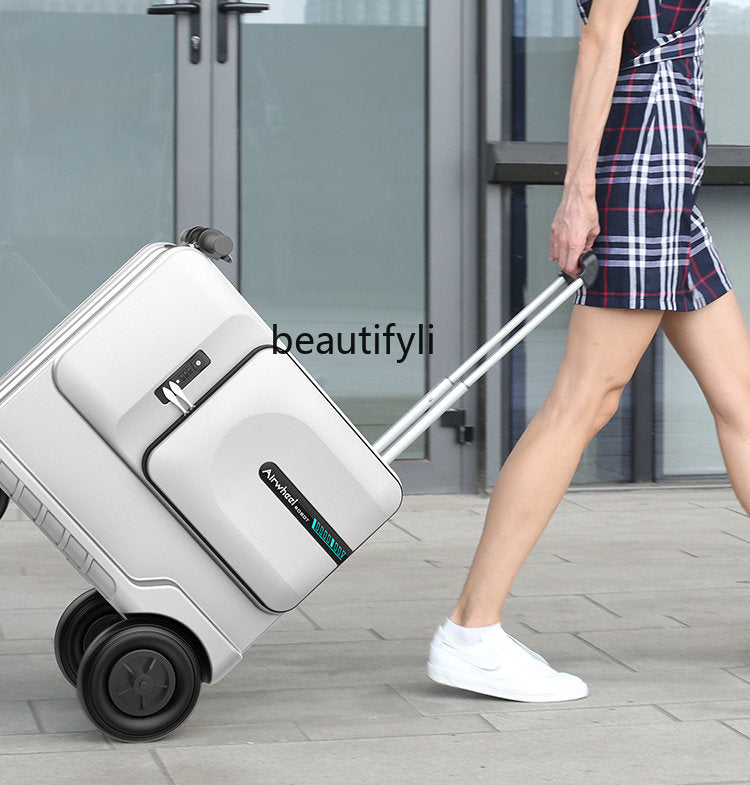 LBX Electric Luggage Smart Suitcase Double Riding 24-Inch Walking Gadget