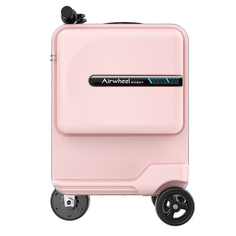 Riding on Luggage suitcase airwheel scooter electric bike motorcycles Cycling electric scooter