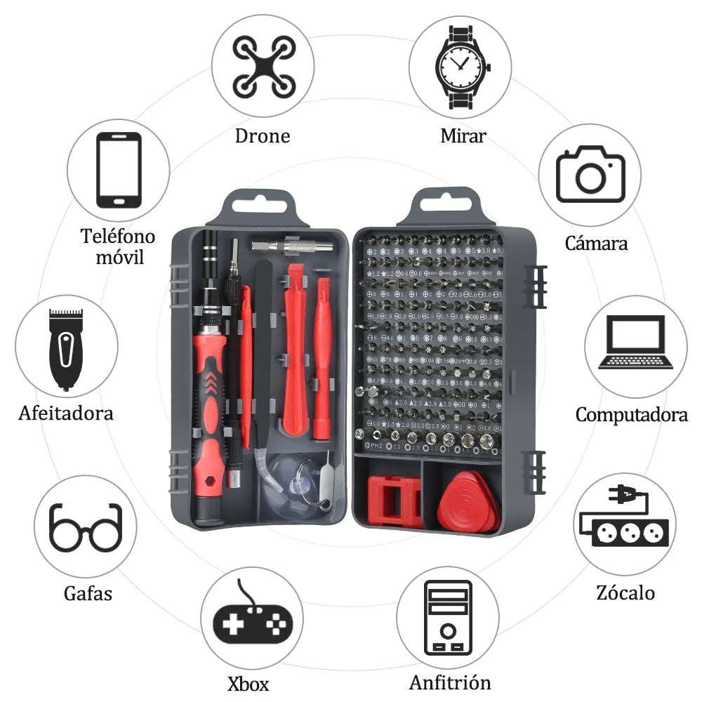 Screwdriver Set Multi-function Screwdriver Set Bit Head Watch Game Machine Disassembly Tool - globaltradeleader