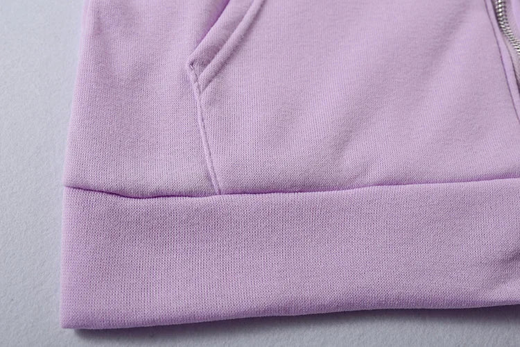 Solid Color Hooded Plus Fleece Sweatshirt Top - globaltradeleader