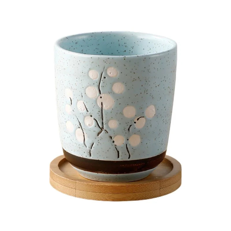 Succulent Japanese-style And Wind Combination Ceramic Creative Simple Modern Desktop Flowerpot - globaltradeleader