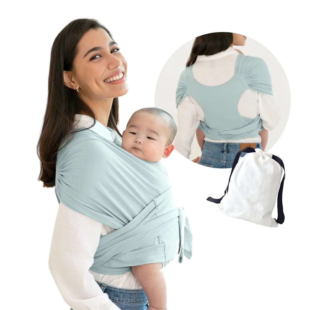 Summer Cotton Cross Simple  Baby Carrier - globaltradeleader