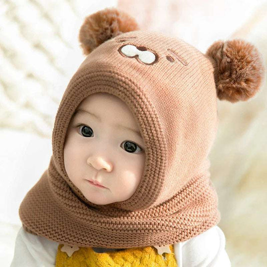 Toddler Boys And Girls Baby Woolen Hats Thickened To Keep Warm - globaltradeleader