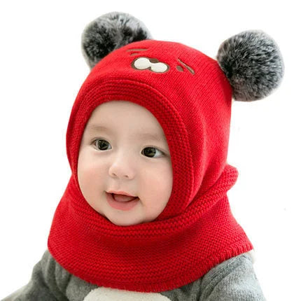 Toddler Boys And Girls Baby Woolen Hats Thickened To Keep Warm - globaltradeleader
