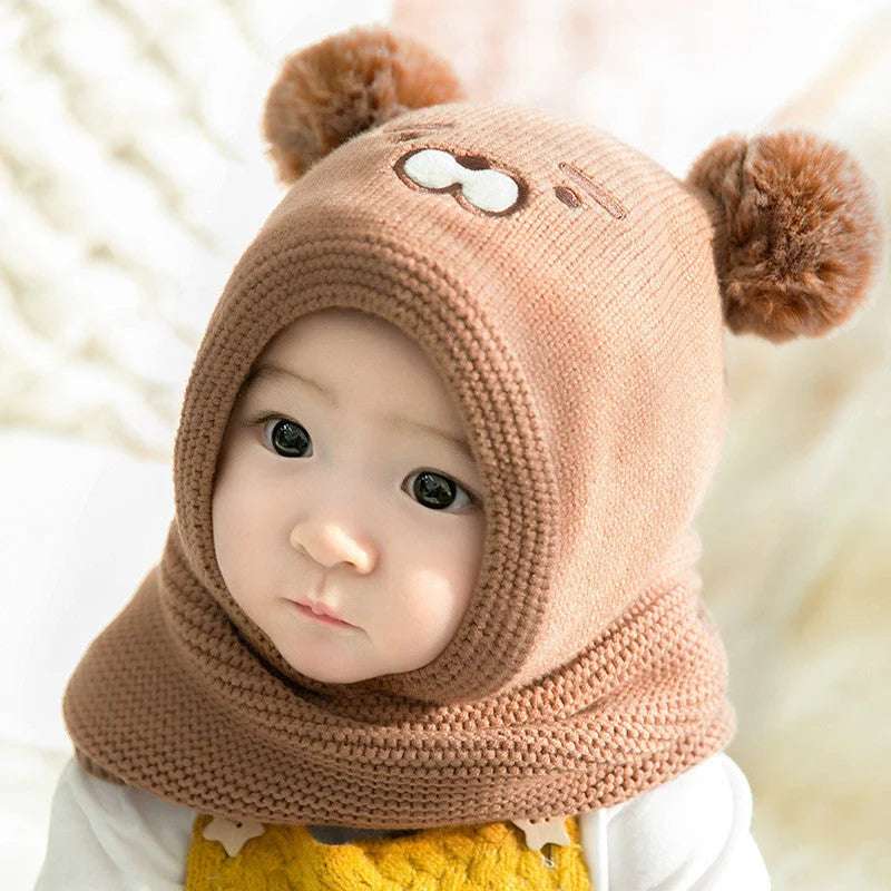 Toddler Boys And Girls Baby Woolen Hats Thickened To Keep Warm - globaltradeleader