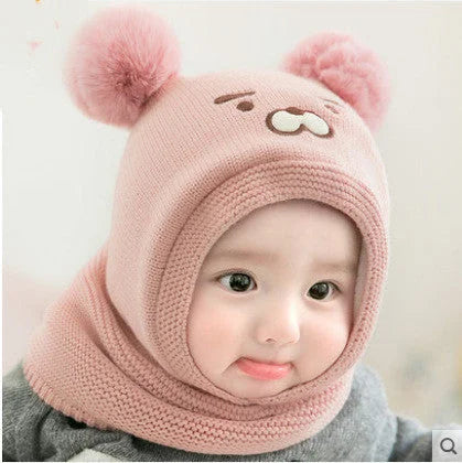 Toddler Boys And Girls Baby Woolen Hats Thickened To Keep Warm - globaltradeleader