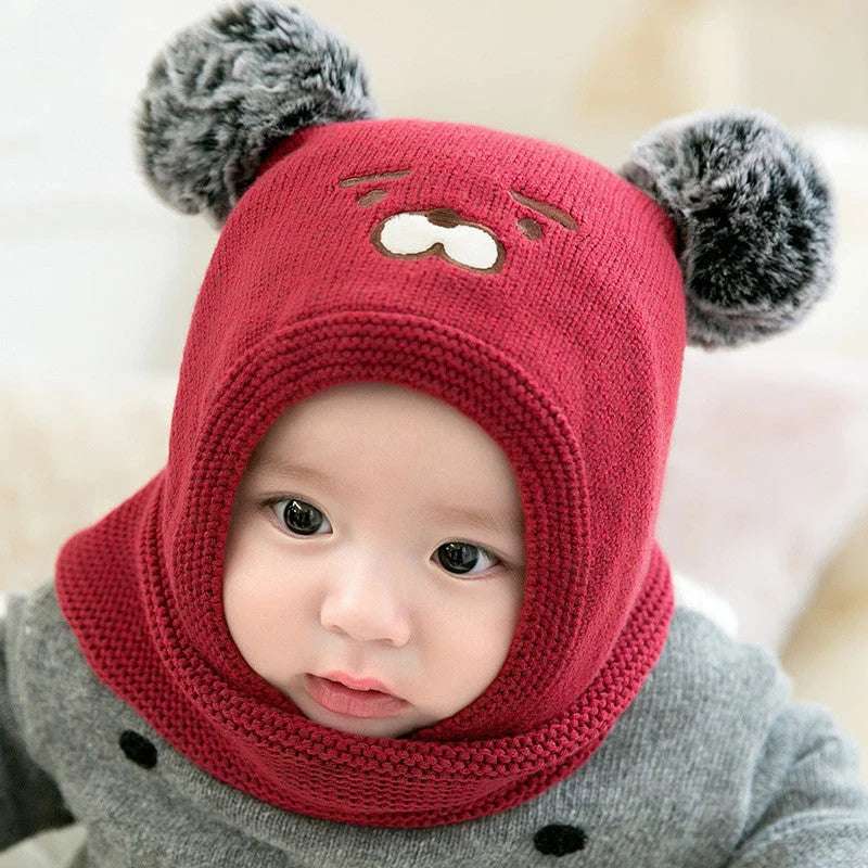 Toddler Boys And Girls Baby Woolen Hats Thickened To Keep Warm - globaltradeleader