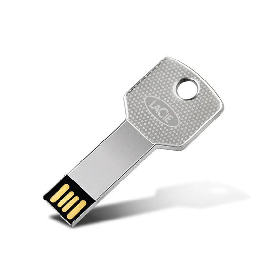 Ultra-thin Waterproof Conjoined Metal Key USB Flash Drive - globaltradeleader