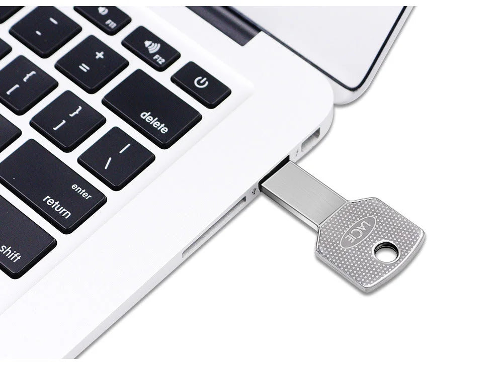 Ultra-thin Waterproof Conjoined Metal Key USB Flash Drive - globaltradeleader