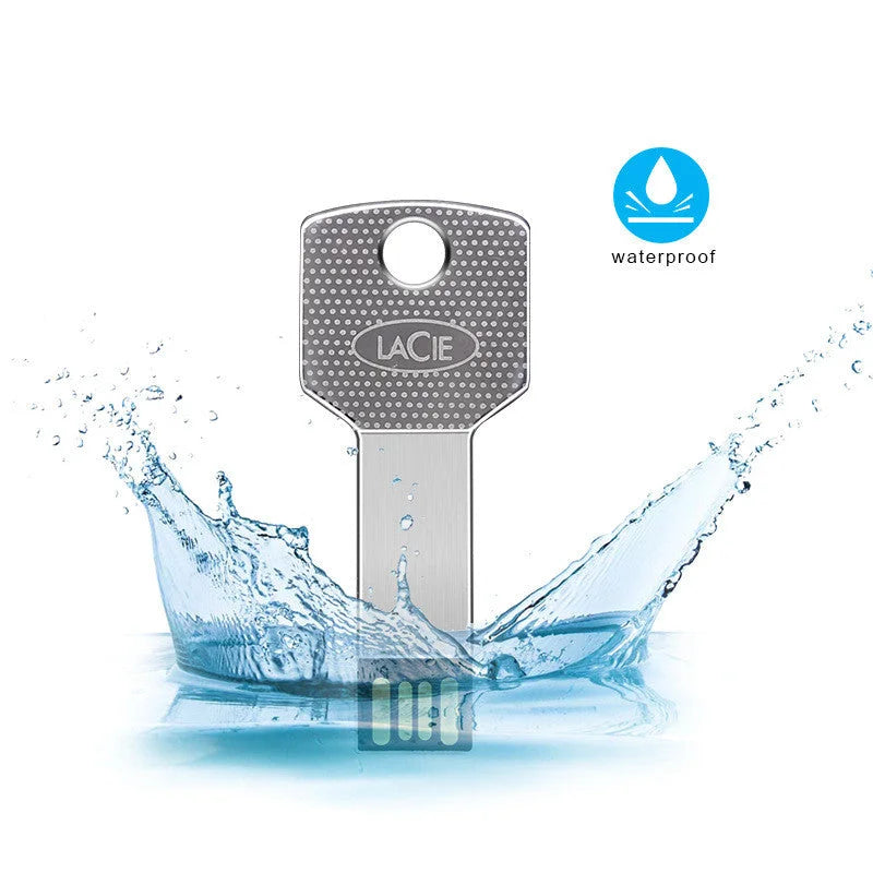 Ultra-thin Waterproof Conjoined Metal Key USB Flash Drive - globaltradeleader