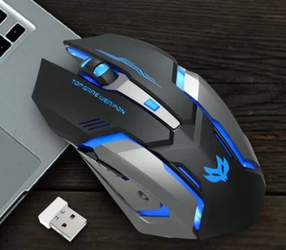 Wireless Rechargeable Silent Mouse For Gaming - globaltradeleader