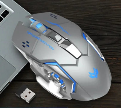 Wireless Rechargeable Silent Mouse For Gaming - globaltradeleader