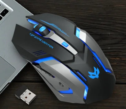 Wireless Rechargeable Silent Mouse For Gaming - globaltradeleader