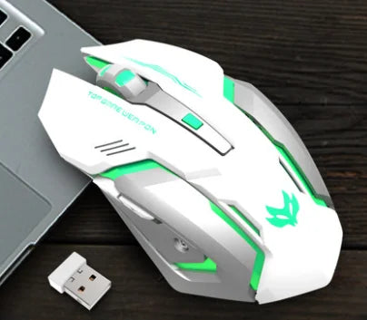 Wireless Rechargeable Silent Mouse For Gaming - globaltradeleader