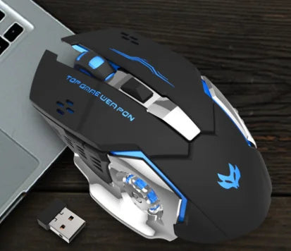 Wireless Rechargeable Silent Mouse For Gaming - globaltradeleader