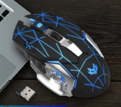 Wireless Rechargeable Silent Mouse For Gaming - globaltradeleader