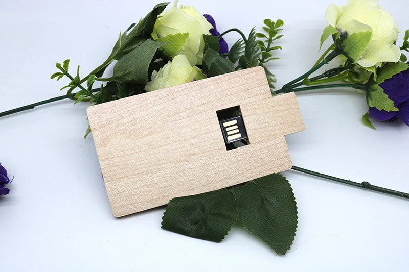 Wooden Usb Custom Lettering USB Flash Drive - globaltradeleader