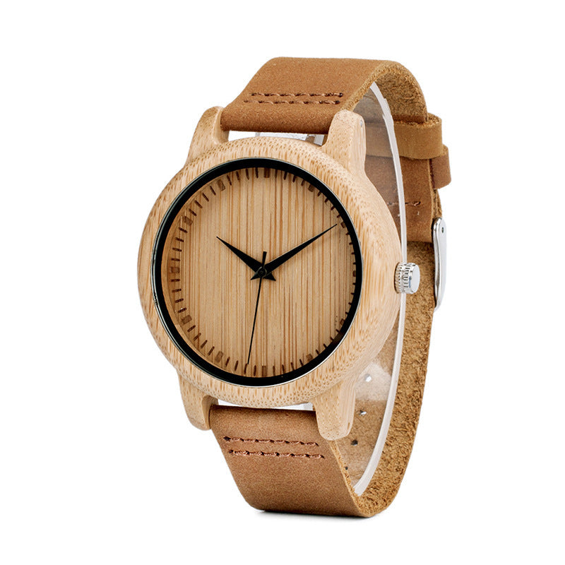 Wooden Watch Couple Bamboo - globaltradeleader