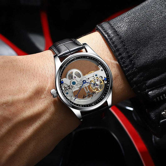 Automatic Hollow Mechanical Watch Generation Hair - globaltradeleader