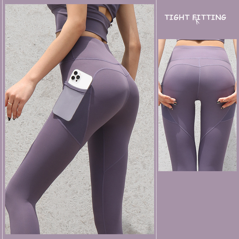 Gym Sport Seamless Leggings With Pockets Push Up High Waist Pants Women Fitness Running Yoga Pants Gym Sport Seamless Leggings - globaltradeleader