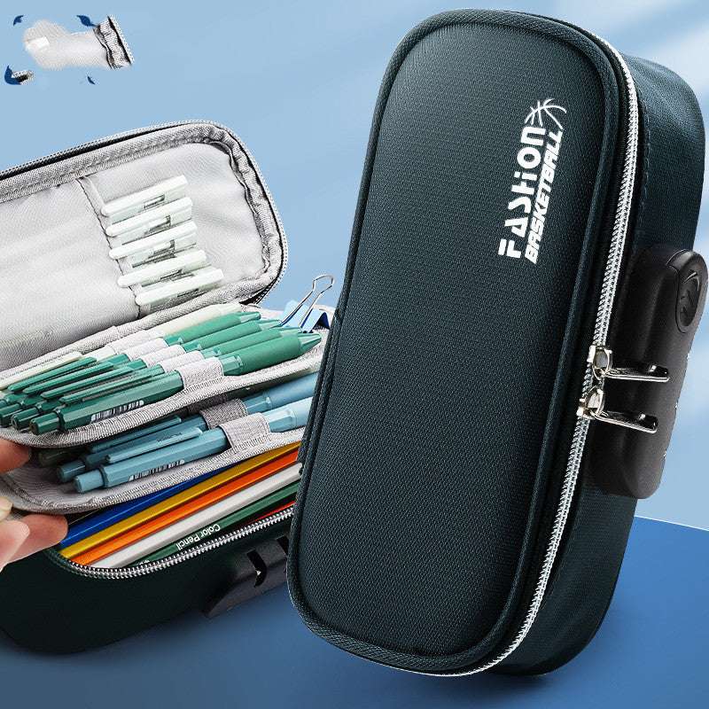 2 Password Locks Pencil Case Primary School Stationery Box Pencil Case Middle School Students