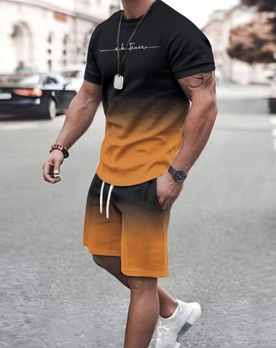 3D Digital New Print Summer Short Sleeve Shorts Leisure Sports Suit - globaltradeleader