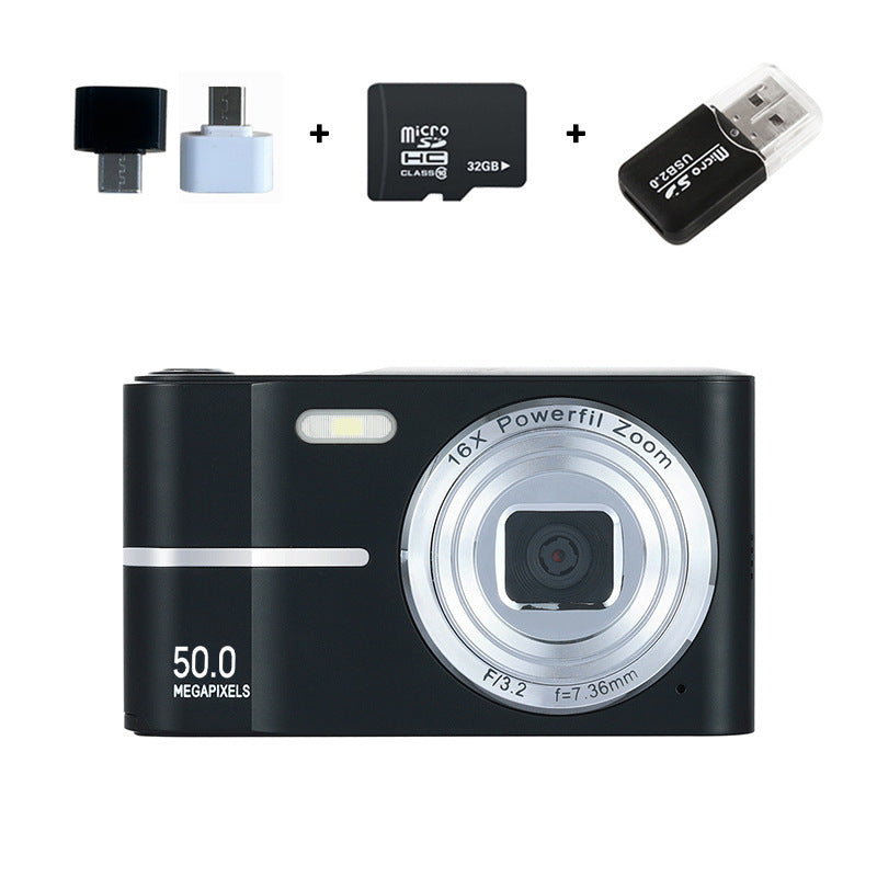 HD 4K Pixel Digital Camera Student Mini Shooting Camera - globaltradeleader