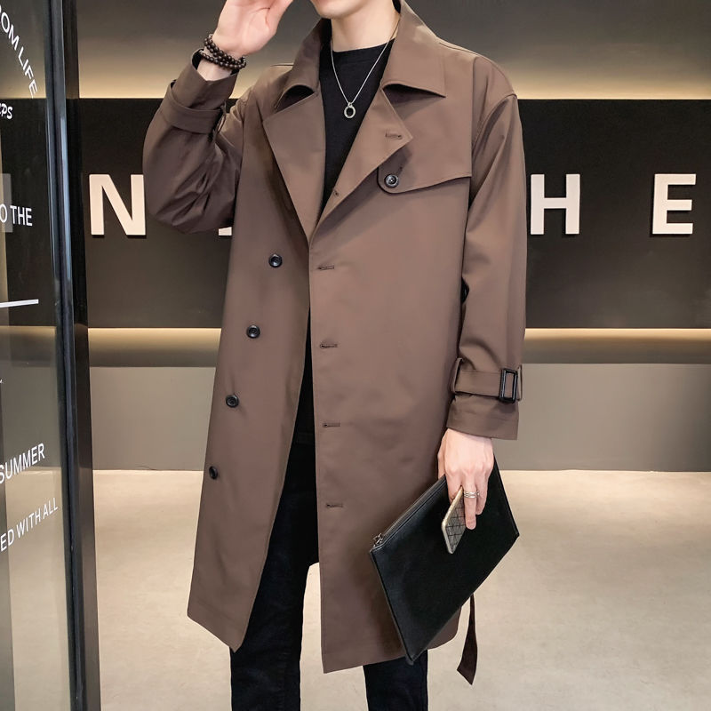 Trench Coat Men Spring And Autumn Simple Senior Sense - globaltradeleader