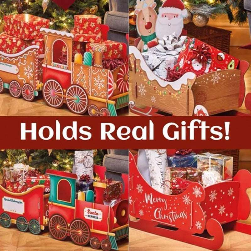 Home Children's Santa Claus Gift Train Decoration