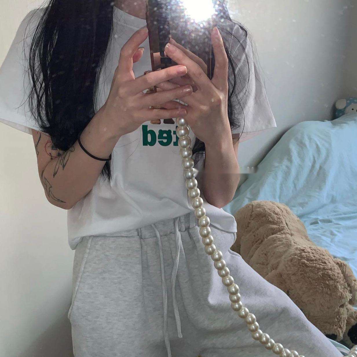 Pearl Beaded Mobile Phone Data Cable