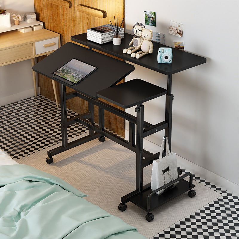 Mobile Computer Lifting Foldable Standing Desk Bedroom Bedside Desk Single Small Table - globaltradeleader